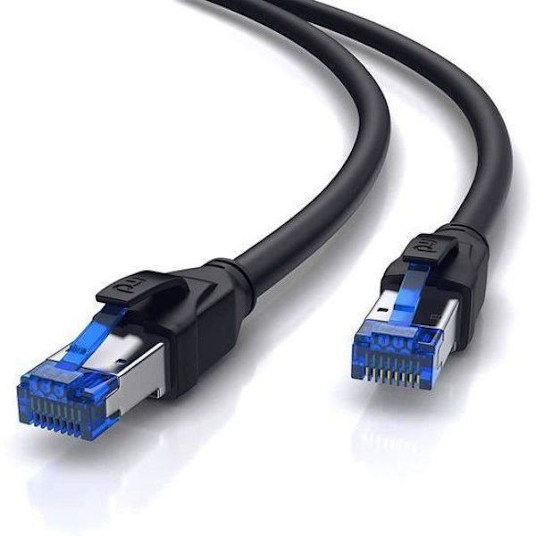 Primewire 15m Ulko- Ethernet-kaapeli Cat 8 S/FTP Musta Nro 304033