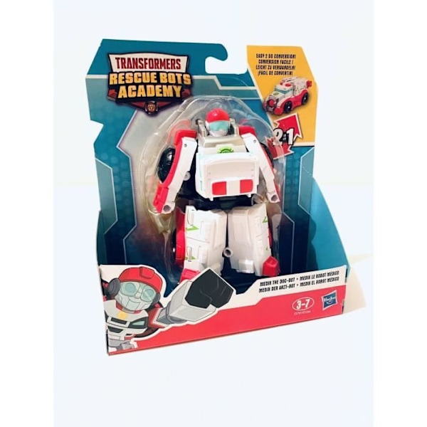 HASBRO - Transformers Rescue Bots Academy - Medix Le Robot Medic 10 Cms Convertible