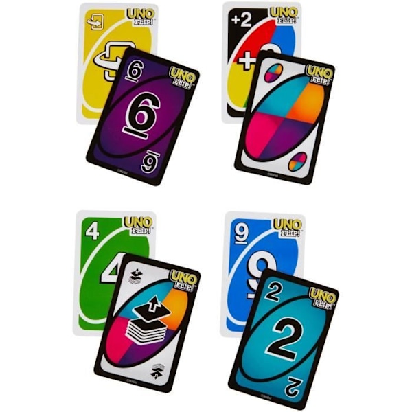 Mattel Games - Uno Flip Side - Familjekortspel - från 7 år och uppåt GDR44