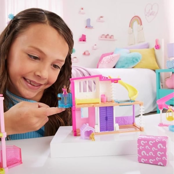 Barbie-nuketalo Mini-BarbieLand - Kotipaketit ja tarvikkeet HYF44 Flerfärgad