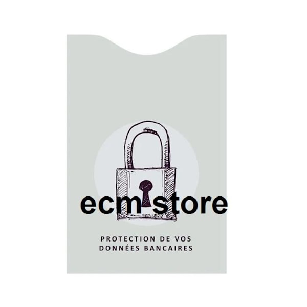 beMIX Anti-bedrägeri bankkortsskydd Ljusgrå anti-hacking 1 st