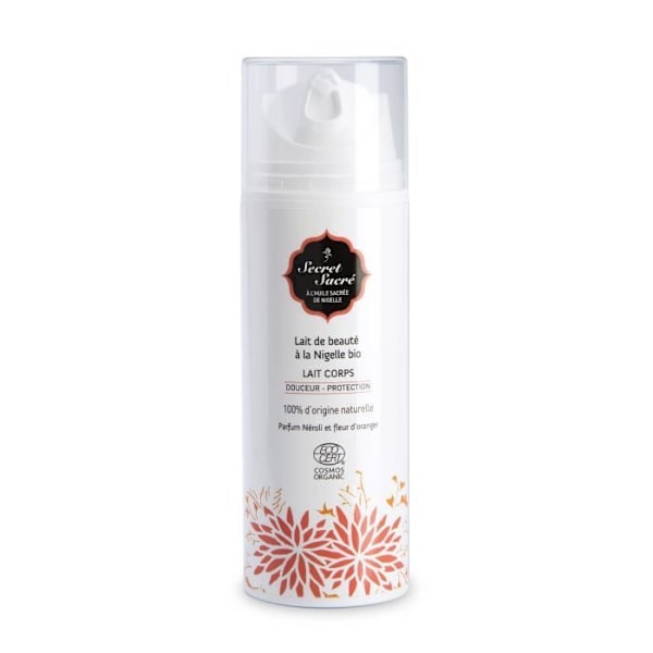 SKØNHEDSMÆLK KROP MED BIO NIGELLE 200ML SECRET SACRE