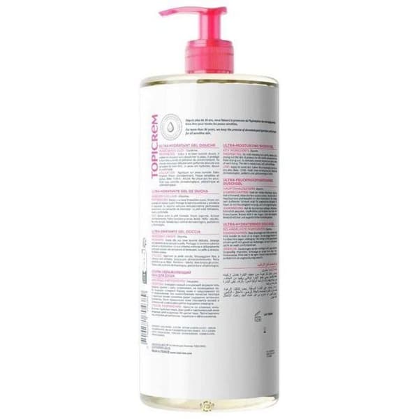Rensende Gel - Topicrem - 500ml - Hypoallergenisk - Krop og Hår - Blødhed