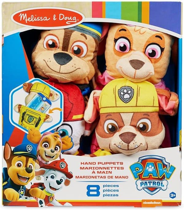 Melissa & Doug - Paw Patrol Puppets Blå