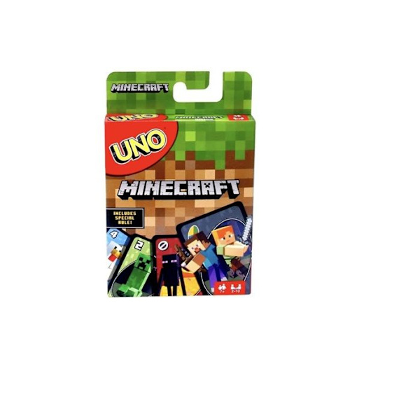 UNO Minecraft korttipeli perhepelinä