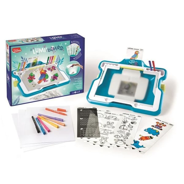 Maped Creativ - Lumiboard - Lyskasse til at lære at tegne for børn fra 4 år Flerfärgad