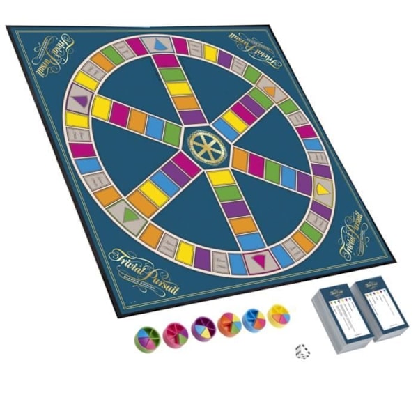 Trivial Pursuit - Klassisk - Pussel Brädspel - Brädspel - Fransk version Röd
