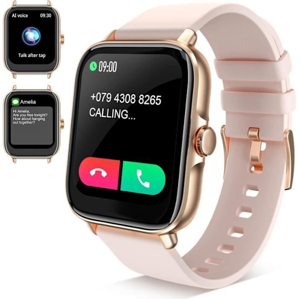 Zero-G Roadster Älykello Puhelut ja SMS, Smartwatch Y20GT Vaaleanpunainen 1.7"
