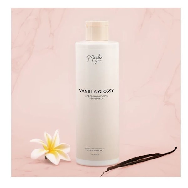 MAYBE VANILLA GLOSSY Återställande naturlig balsam 250 ml