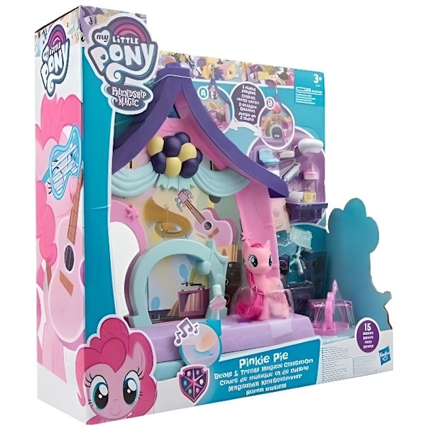 Hasbro My Little Pony Pinkie Pie Musik- og madlavningskursus, figur playset, dukkehus legetøj spil