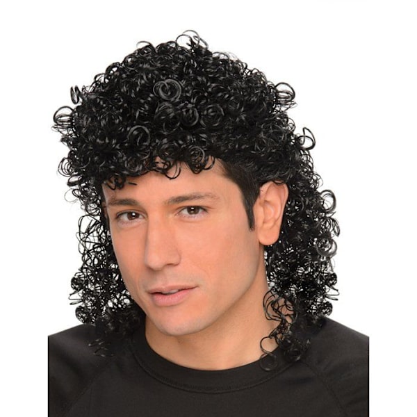 Kihara mullet peruukkimies Svart