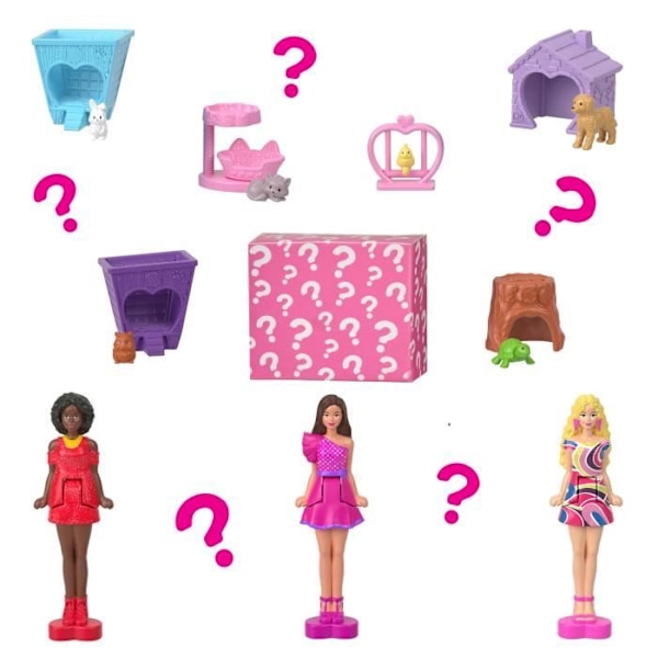 Barbie-nuketalo Mini-BarbieLand - Kotipaketit ja tarvikkeet HYF44 Flerfärgad