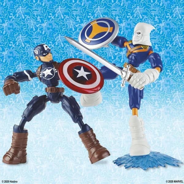 Marvel - Avengers Bend and Flex - Box med 3 figurer - 15 cm Multifarvet