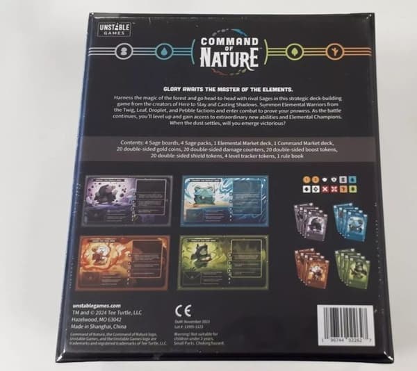 Bordspil - Command Of Nature - Kickstarter eksklusiv - Ultimativ samling box - 2 til 4 spillere