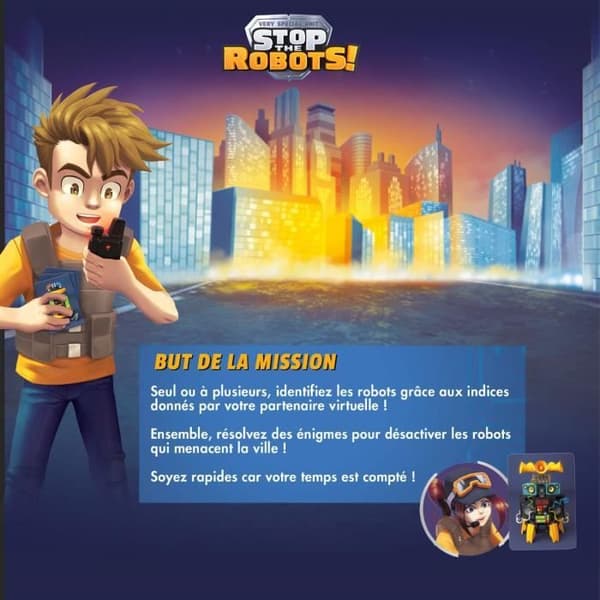 Meget speciel enhed: Stop Robots - Collaborative brætspil Flerfärgad