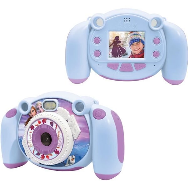 Frosset børnekamera med foto- og videofunktion Lila