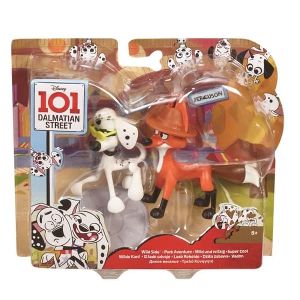 Samlefigurer - MATTEL - Dylan og Fergus - Orange - 101 Dalmosegade - Barn - 5 år og ældre -