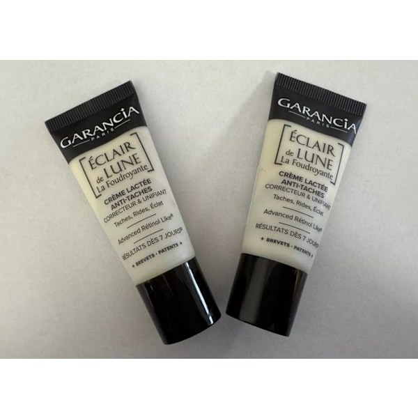 GARANCIA Lot 2 Minis Eclair De Lune Crèmes Lactées Anti-Tåge 2 x 10 mL