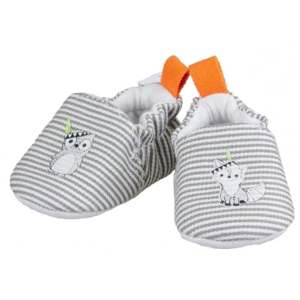 Chaussoner til dukker - Heless - Model 38-45 cm - Farve Grå - Komfortable - Unisex