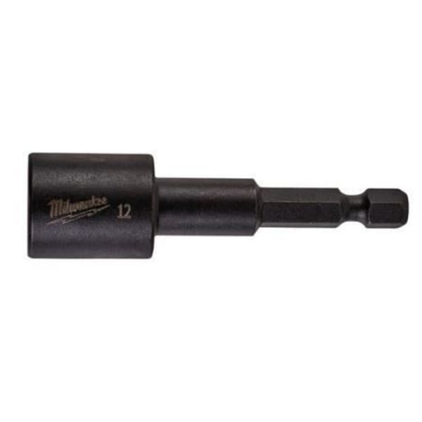 Magnetisk hylsa - MILWAUKEE - 12MM - Kraftig magnet - Sexkantig fäste - Ökad hållbarhet