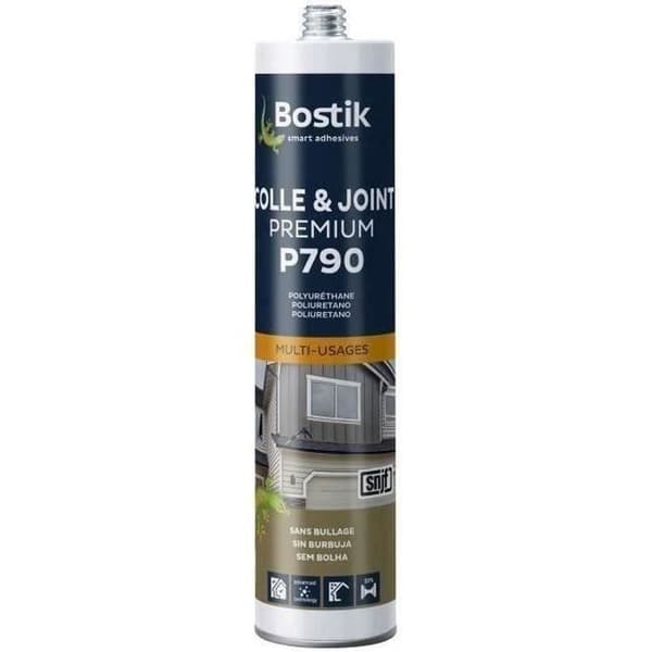 Mastic-kle Polyuréthane - BOSTIK - P790 - Multi-brug - Hvid - Karton 300 ml Vit