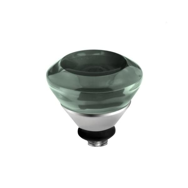 MELANO - Twisted, rund, sort transparent