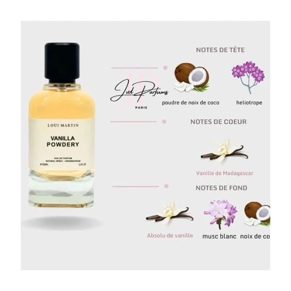 Loui Martin - Eau de Parfum Vaniljajauhe -