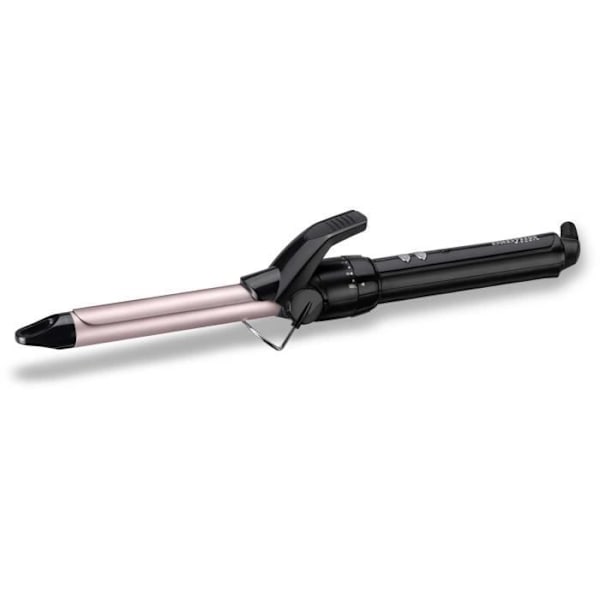 Curling - BaByliss - C319E Curling Tong - 19 mm - För snäva lockar Svart, Rosa