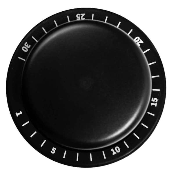 Lufttæt vinprop "Dato" 8cm Sort Svart