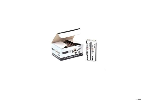 Batterier Pack 10 alkaliska batterier AA LR6 NX-POWER 1,5V engångsbatterier