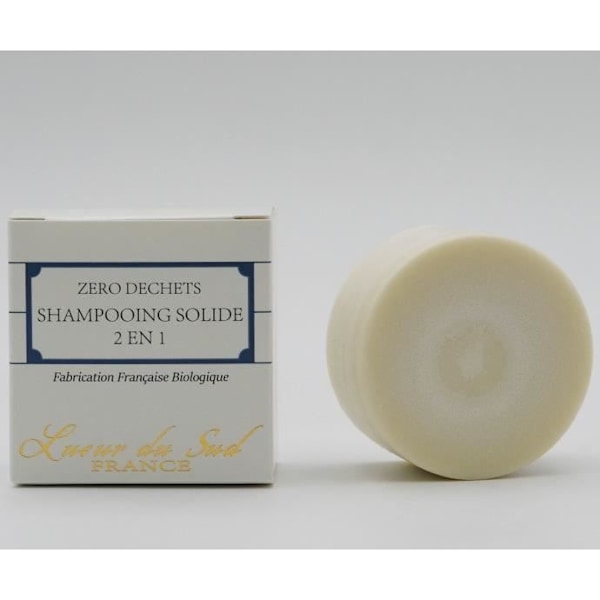 LUEUR DU SUD KIERTÄVÄ TÜHÄS SHAMPOO 2 IN 1 BIO 80 g