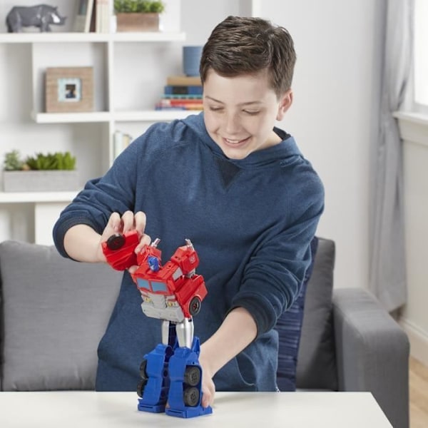 Transformers Cyberverse - Robot Action Optimus Prime Ark Power Lastbil - 30cm - HASBRO - Gul - Mix - Barn