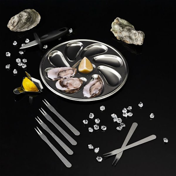 Ostronlåda - Cook Concept - 9 Delar - elegant - Grå