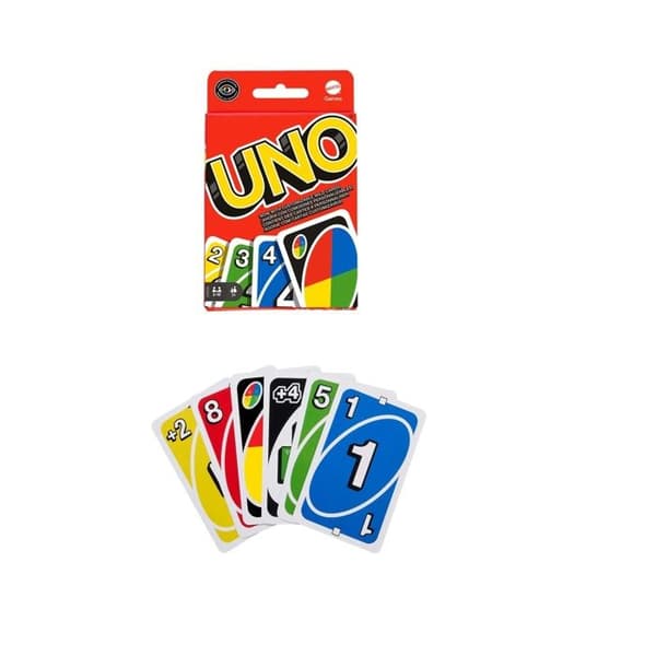 Mattel Uno -korttipeli perhepelinä