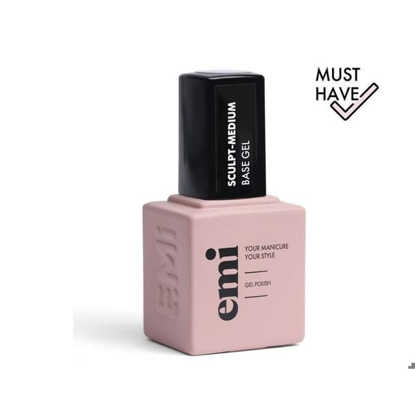 emi SCULPT MEDIUM pohjageeli 15 ml UV-geeli kynsille