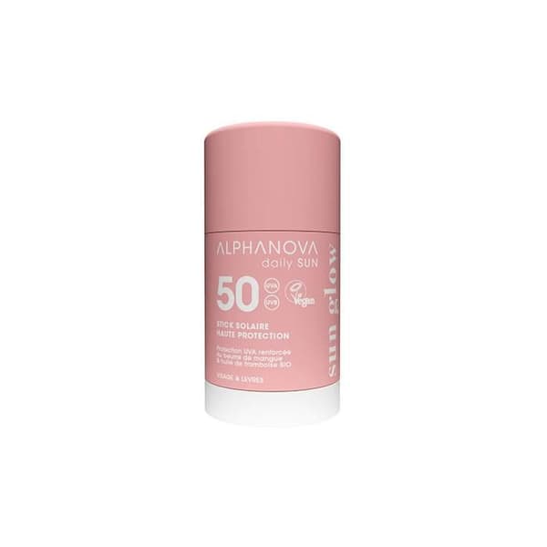 Alphanova Daily Sun Stick Solskydd Ansikte SPF50 Solglans 17ml