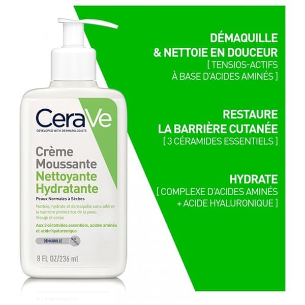 CeraVe Vaahdotteleva Puhdistusvoide Kosteuttava 236ml