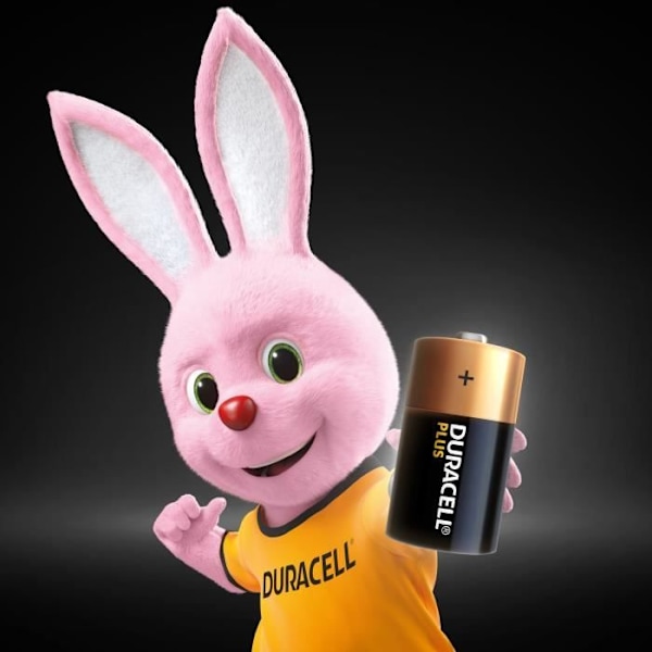 Duracell Plus Alkaline C-batterier, 1,5V LR14 MN1400, pakke med 4