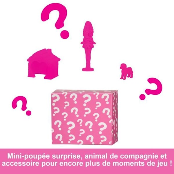 Barbie-nuketalo Mini-BarbieLand - Kotipaketit ja tarvikkeet HYF44 Flerfärgad