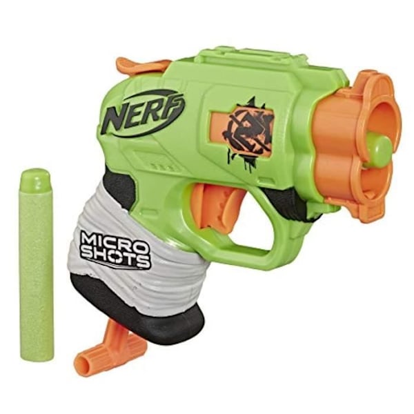 NERF WP1XS Microshots Zombie Strike Doublestrike Blaste Skicklighetsspel Grönt och orange