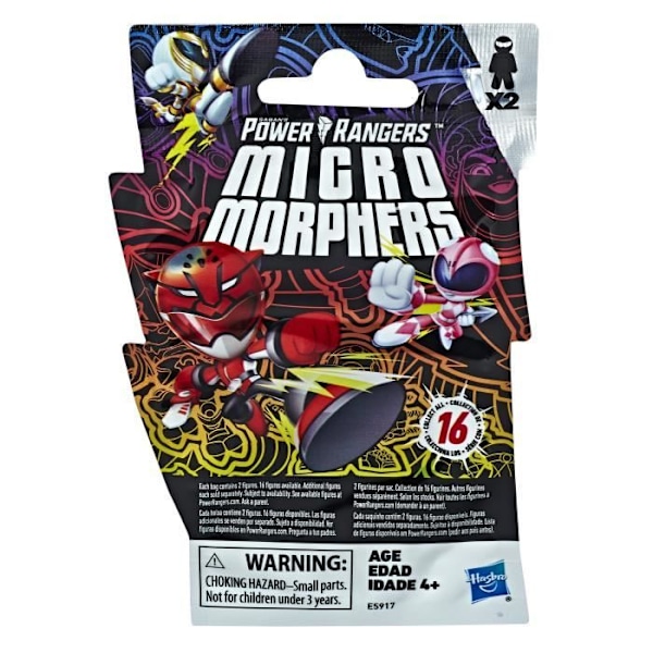Figuriinit Power Rangers Beast Morphers Micro Morphers - Yllätyspaketti 2 - 2,5 cm
