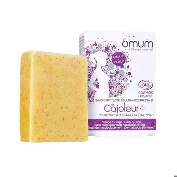 Savon - Omum - Le Cajoleur - 100 g - Erittäin ravitseva - Ilman eteeristä öljyä - Vegaaninen