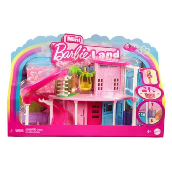 Barbie-nuketalo Mini-BarbieLand - Kotipaketit ja tarvikkeet HYF44 Flerfärgad