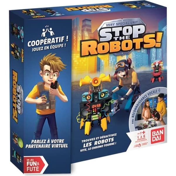 Mycket speciell enhet: Stop the Robots - Collaborative Board Game Flerfärgad