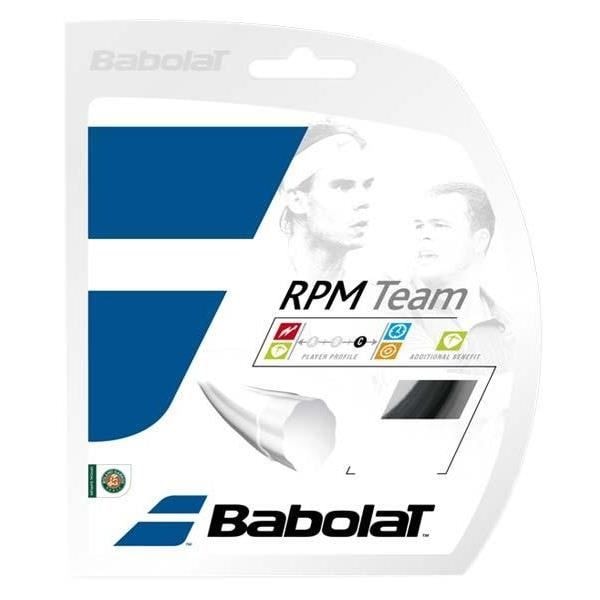 Snor - BABOLAT - Sensations Babolat Rpm Team Black - Blød - Holdbar - Forbedret spin