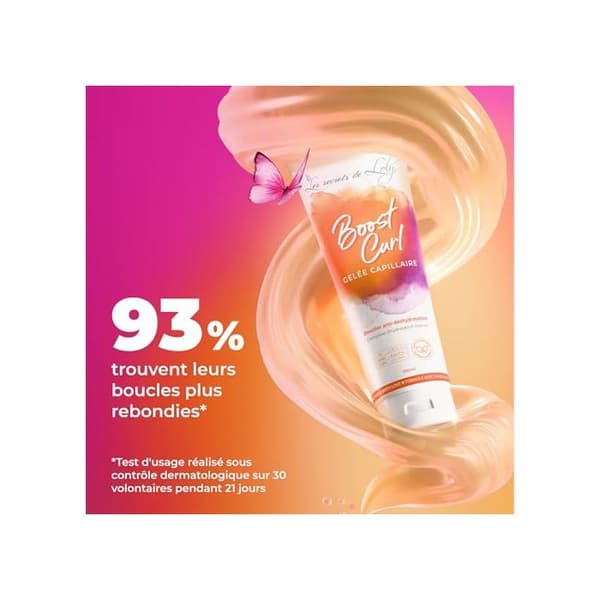 Geléeshampoo - LES SECRETS DE LOLY - Boost Curl - 250 ml - Hydraterende - Uden parabener Gul