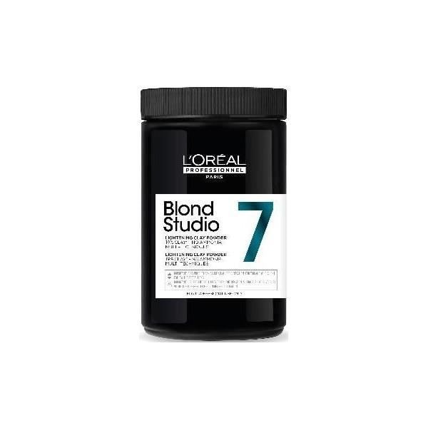 Valkoistava jauhe - L'OREAL PROFESSIONNEL - Blond S - Ilman ammoniakkia - Väritetyt tai raidoitetut hiukset - 7 sävyä Blond