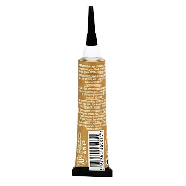 Cerne porcelaine - Pébéo - P150 - 20 ml - Farve Guld - Malerikvalitet af højeste kvalitet gyllene
