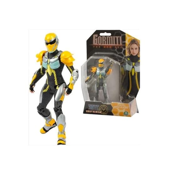 Figur Gormiti 15 cm - Skye Scion Air - 9 led - Metal effekt