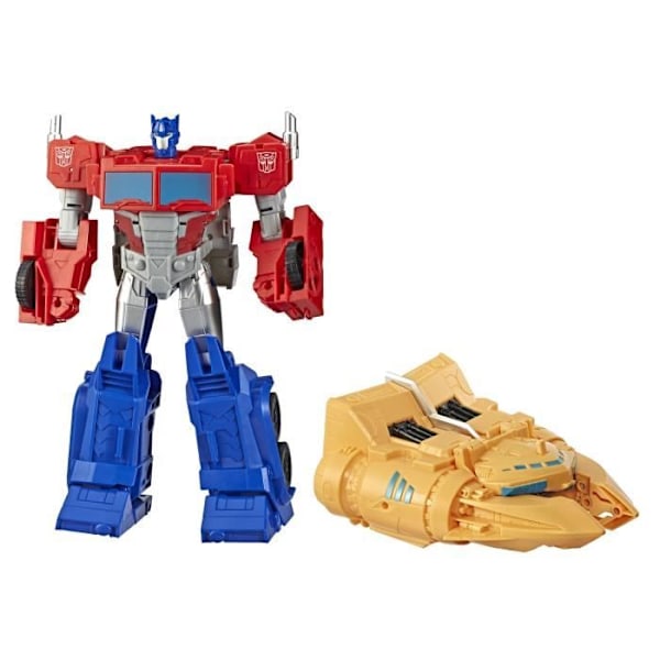 Transformers Cyberverse - Robot Action Optimus Prime Ark Power Lastbil - 30cm - HASBRO - Gul - Mix - Barn